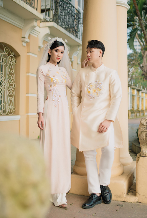 ao dai chup anh cuoi dep tuy hoa phu yen pastel diu dang cho co dau 2