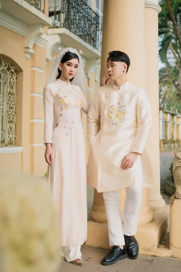 bi kip lua ao dai chup anh cuoi dep tuy hoa phu yen cho chu re nho con 1