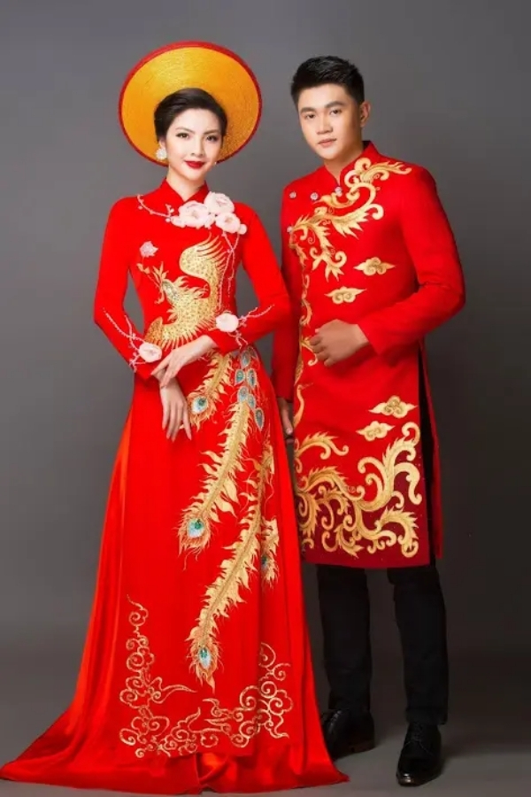 cac mau ao dai chu re mac trong ngay cuoi ao cuoi dep tuy hoa phu yen 2